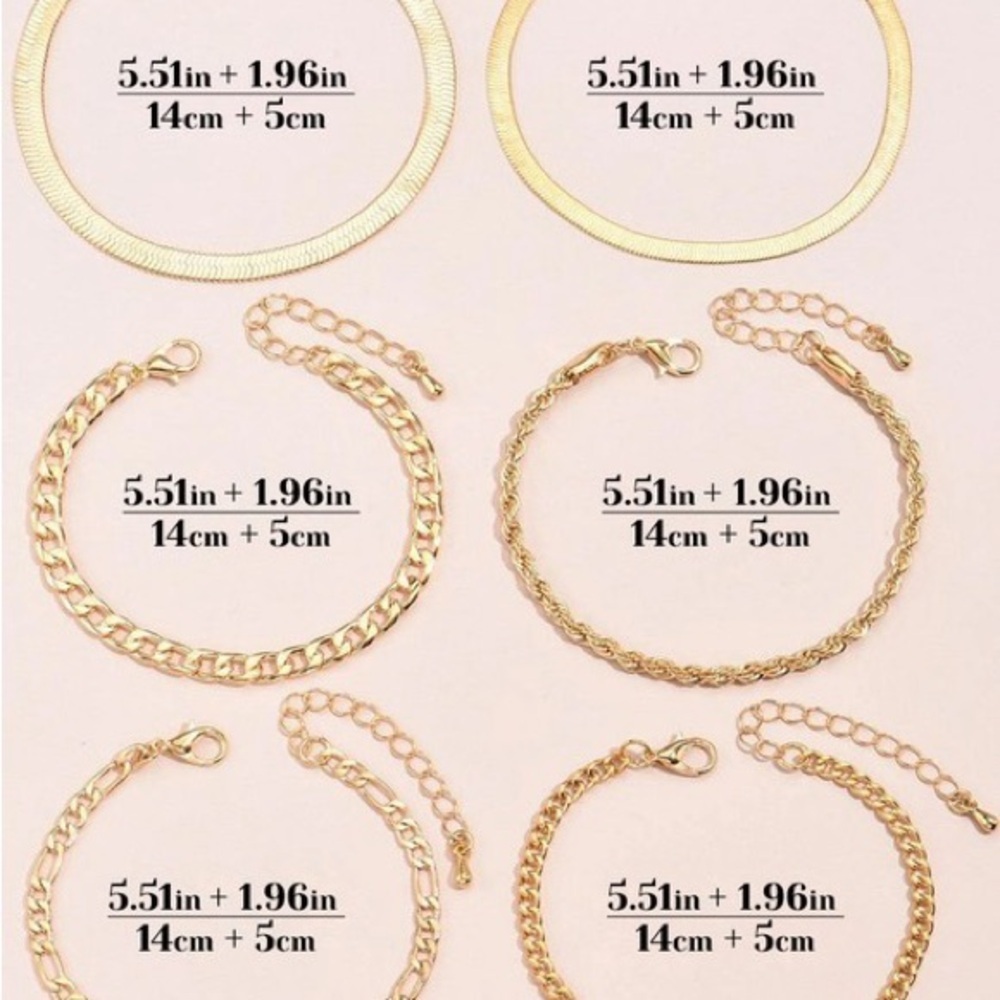 Gold Bracelet Stack (7200) - Picture 3 of 4